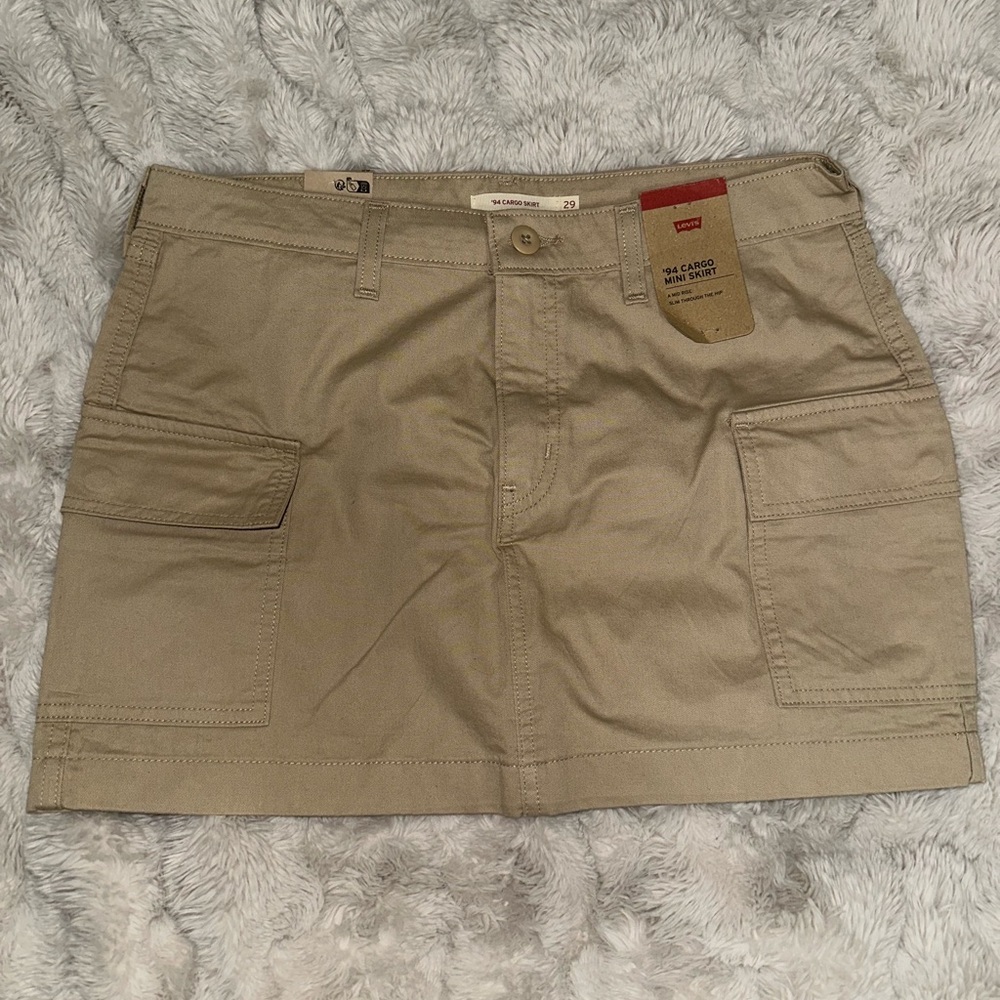 Levi's Women's Beige Mini Skirt